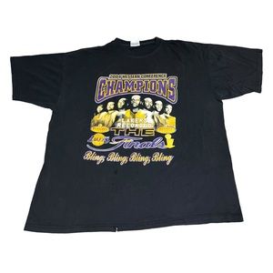 VTG 2004 Western Conference Champions Los Angeles Lakers Shirt Kobe Shaq